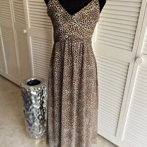 Leopard Print Maxi Dress
